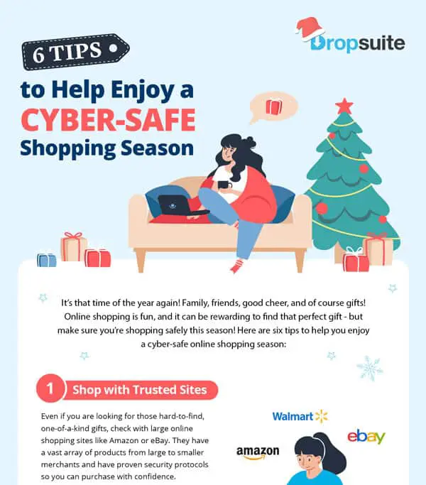 Dropsuite Inforgraphic Cyber Safe Holidays Tips