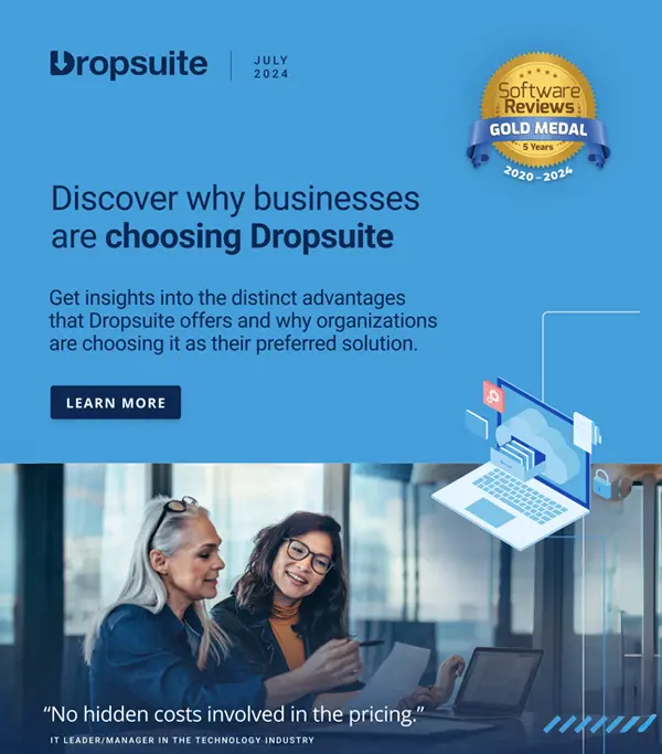 Dropsuite Infographic - Discover why businesses are choosing Dropsuite